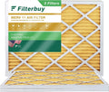 Filterbuy 11 (3-Pack) Filters Pleated AC 16x21.5x1 Air Furnace HVAC MERV
