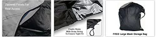 '- Gray/Black - DOO and Includes Color SEA All Rain, Trailer Straps - UV Weather Premium Sun, 2004-2005 Storage and Jet Trailerable for Rays, More! Ski Protects 3D Covers Bag Weatherproof - from