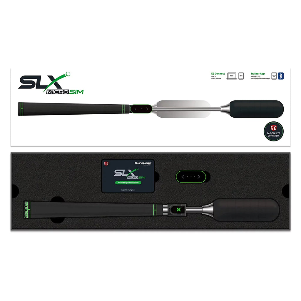 SwingLogic Connect Indoor SLX Simulator E6 with Compatibility Golf MicroSim
