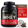 lb, Protein Chocolate Standard Coconut, Whey Powder, Nutrition, Gold Servings 100% 5 Optimum 71