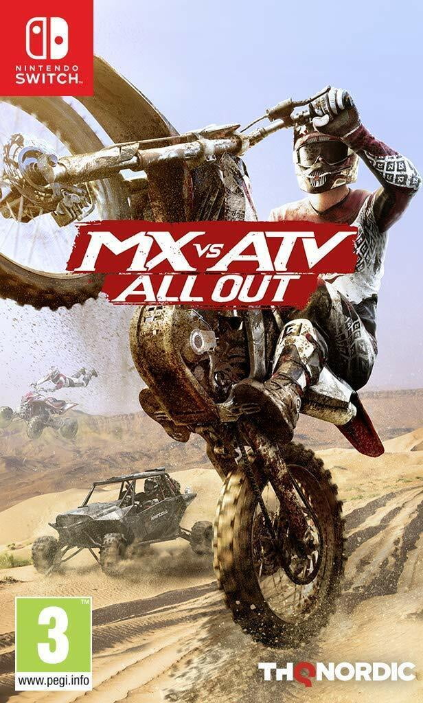 Sealed Switch Factory All MX Off vs Out Road Brand New Nintendo Racing ATV