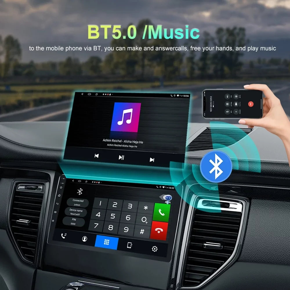 Bluetooth Player 4+64GB 2016 Navigation 2013 CarPlay Android Stereo 2014 2015 GPS 13 For Radio Car 2017 RAV4 Toyota