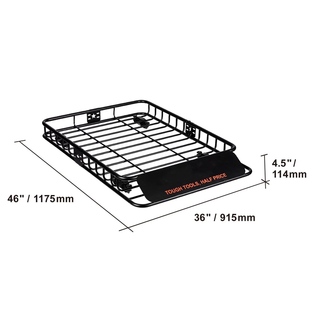 Capacity Truck Rack Car for BENTISM Holder Heavy Cargo 46"x36"x4.5" Duty LBS Basket Roof SUV 200 Top