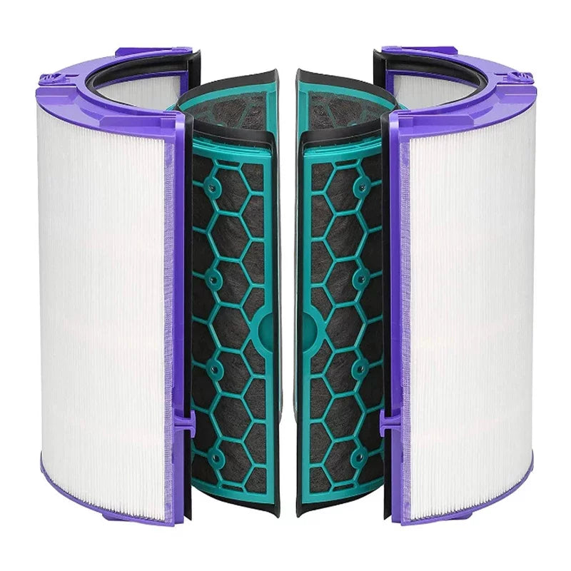 TP04 Pure 2-in-1 Purifier for Activated 360° Air Cool HEPA Replacement DP04, Carbon Filter and Filter Fan True Purifying HP04