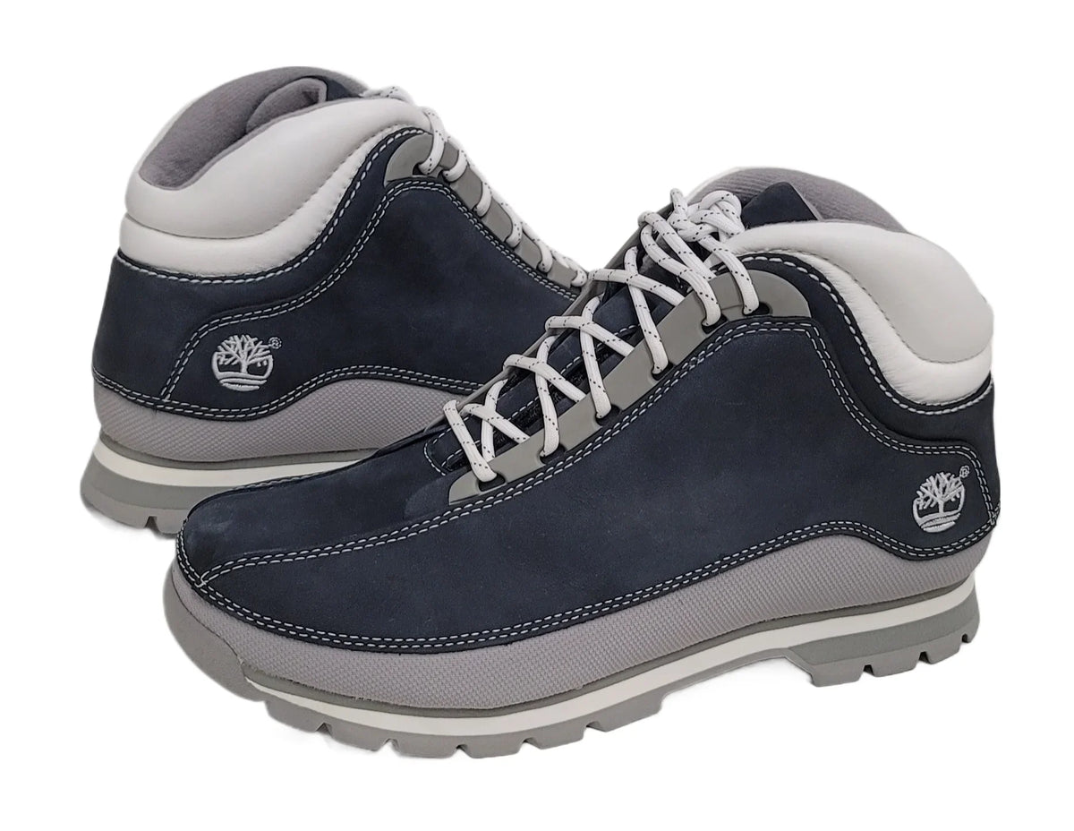 M Timberland 85344 Euro Boot Dub 9.5 Size US Nubuck Women Medium Navy