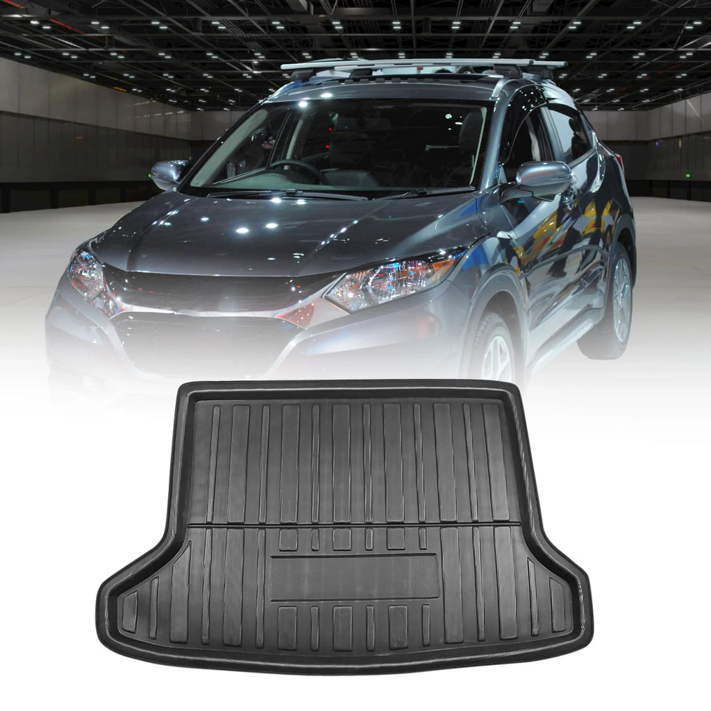 Liner HRV Rear 2014 2016 for Boot 2015 Mat Floor 2017 Cargo 2018 Honda Black Trunk Tray