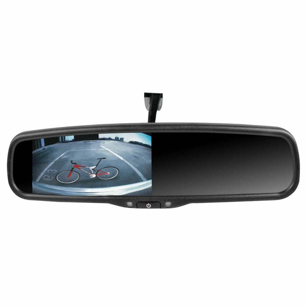 Mount MV436S Rear Universal Car LCD View -Inch Mirror Video 4.3 Monitor Rydeen
