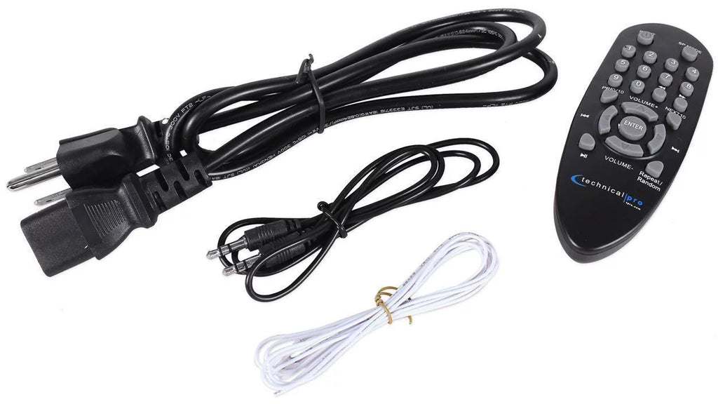 Bluetooth Ceiling Home Black 6.5" Receiver+4) Speakers RX55URIBT Theater