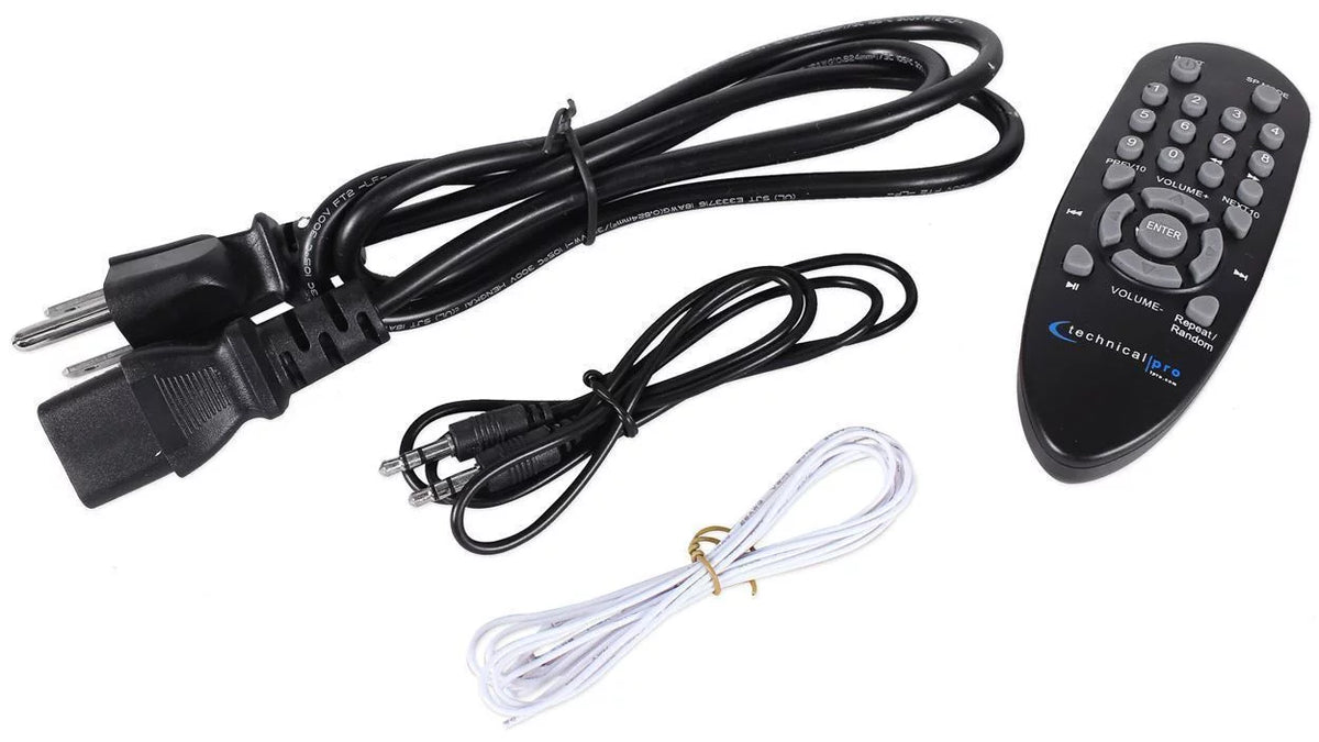 Bluetooth Ceiling Home Black 6.5" Receiver+4) Speakers RX55URIBT Theater