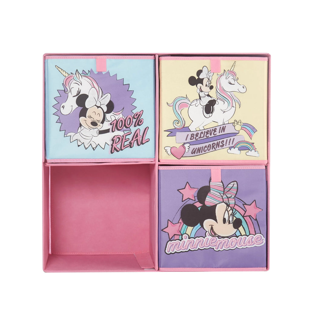 Cubby Organizer Disney Mouse Kids Storage Set Minnie