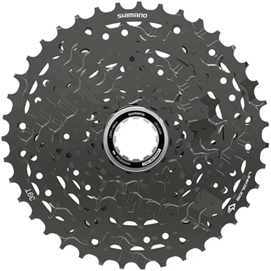 11-39t, Cassette Black LINKGLIDE, CUES 10-Speed, Shimano - CS-LG400-10