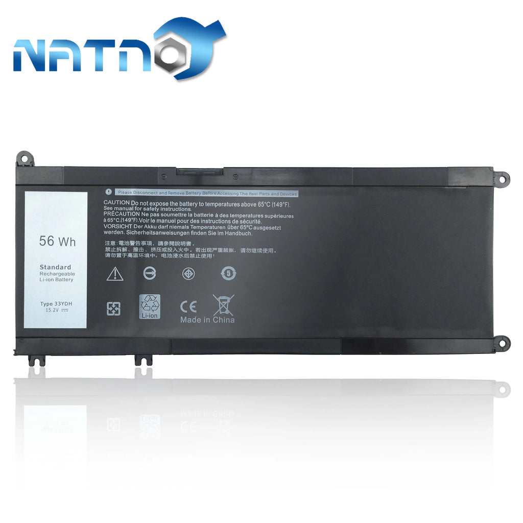 15.2V 15 battery 33YDH inspiron 7586 Battery 56Wh Dell for 7000