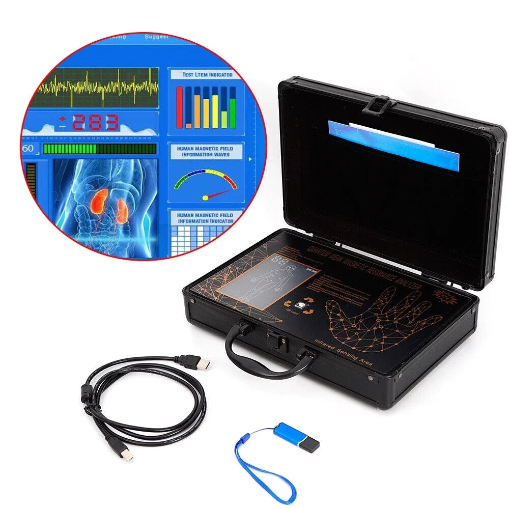 4.7.0 Quantum 6TH Resonance Analyzer Black Health Touch Hand TOOL1SHOoo Magnetic Body Body Analyzer