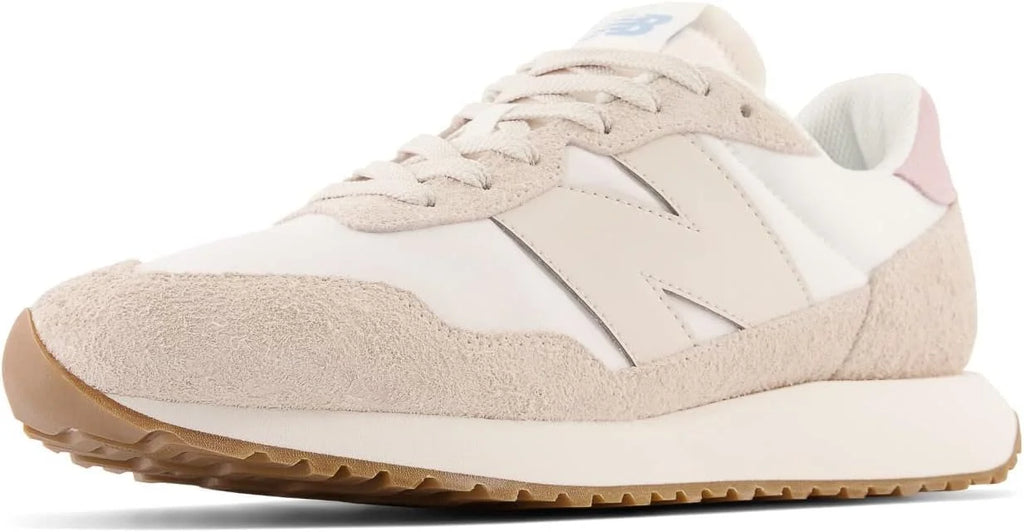 Mens M11/W12.5, Balance MS237 New Pink Sneakers, Beige