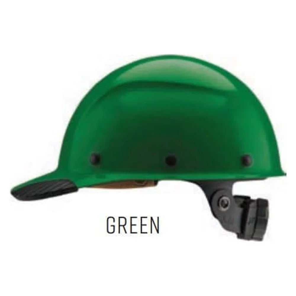 Hard Fiber Hat Resin Style Safety Lift Dax Cap Green