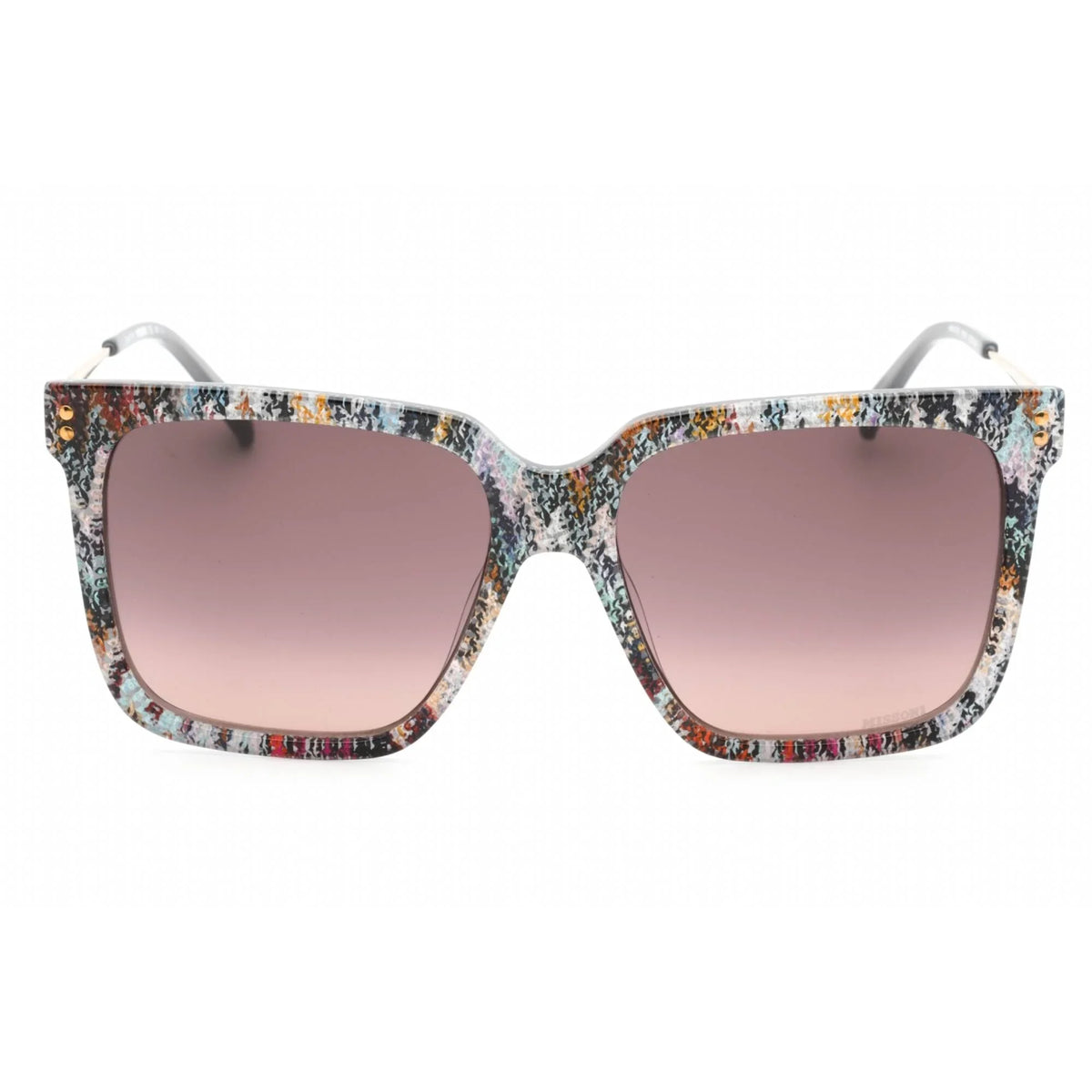 0X19 3X MIS Women's Sunglasses Multicolor 0107/S Pattern Missoni