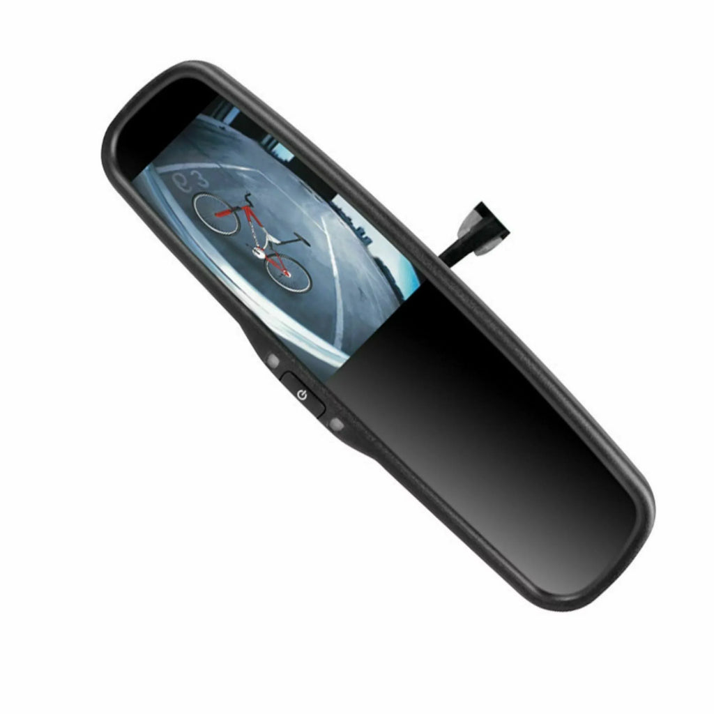 Mount MV436S Rear Universal Car LCD View -Inch Mirror Video 4.3 Monitor Rydeen