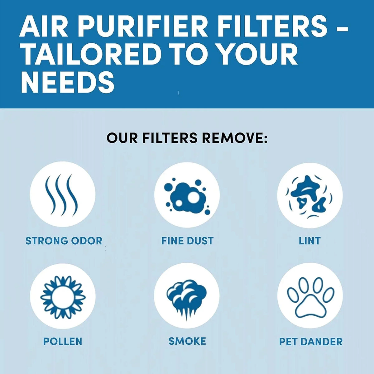 Pack 2 of Veva Pre-Filters Filter B 8 with Replacement, Carbon HEPA