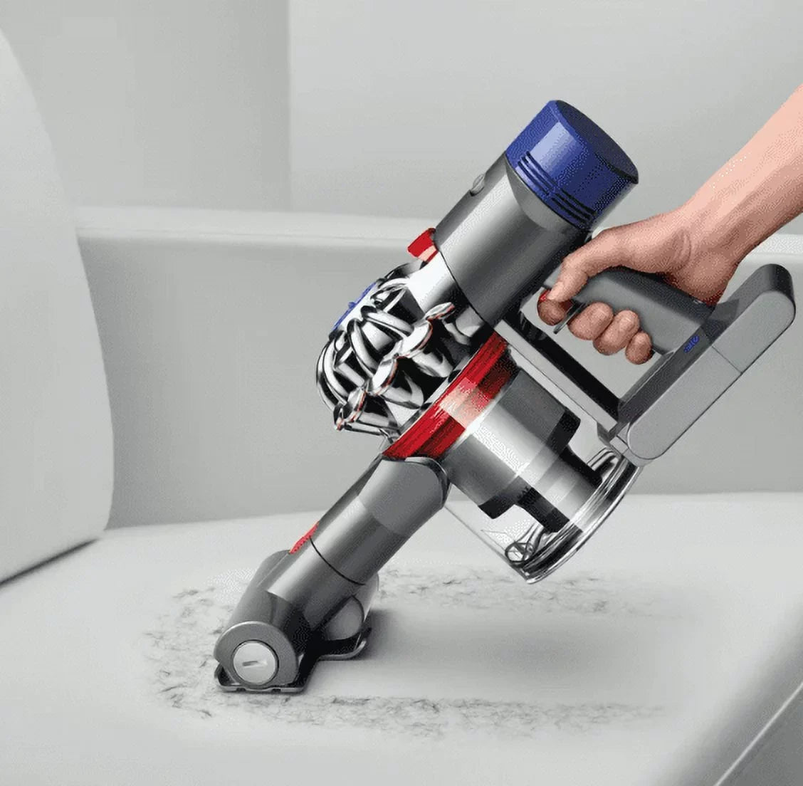 Vacuum, Dyson (Fair) Animal+ Pre-Owned Iron/Sprayed Nickel/Purple V8 257253-02 Cord-Free