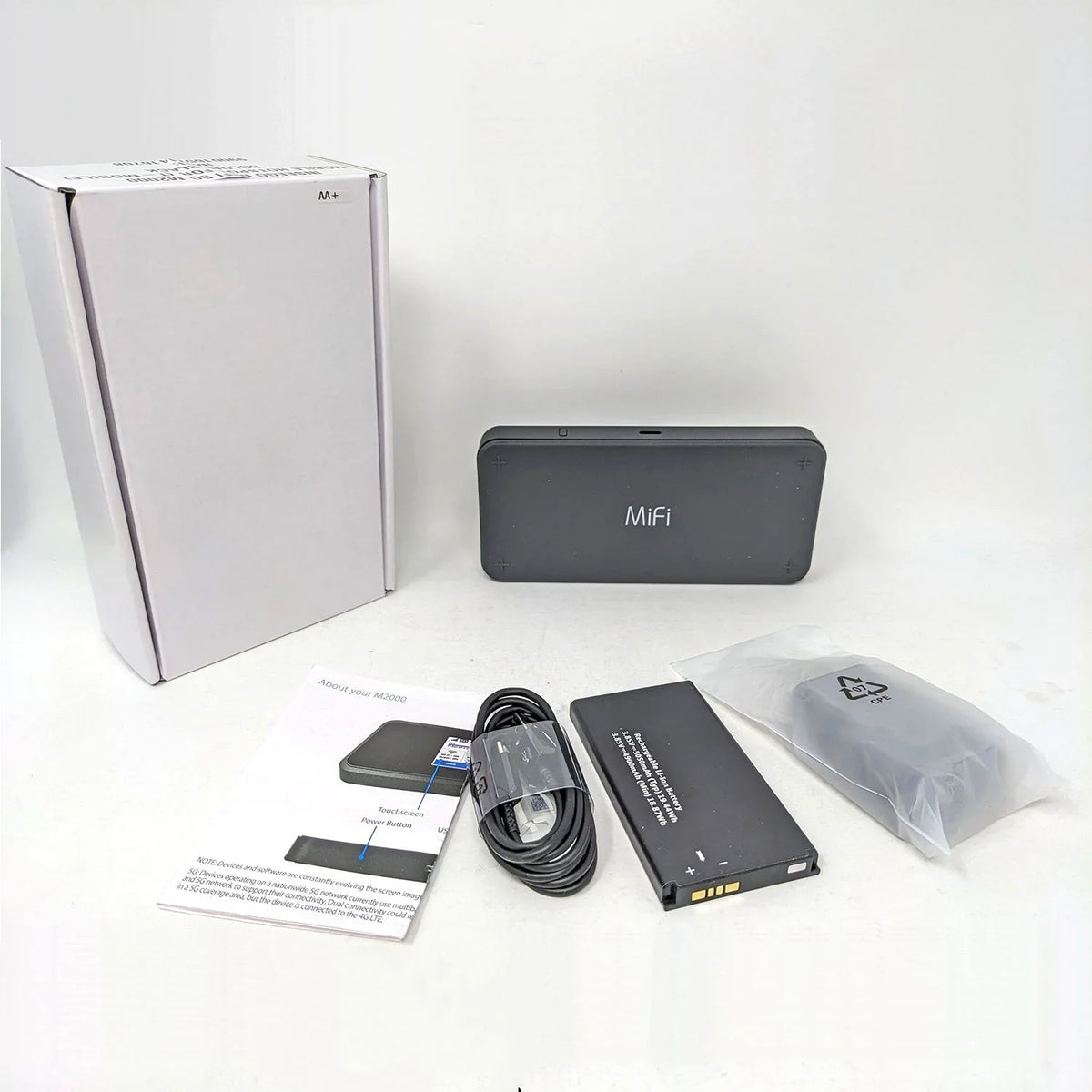and LTE WiFi 5G Pre-Owned T-Mobile (Like - Hotspot For Black 4G MiFi Inseego M2000 6 Technology New)