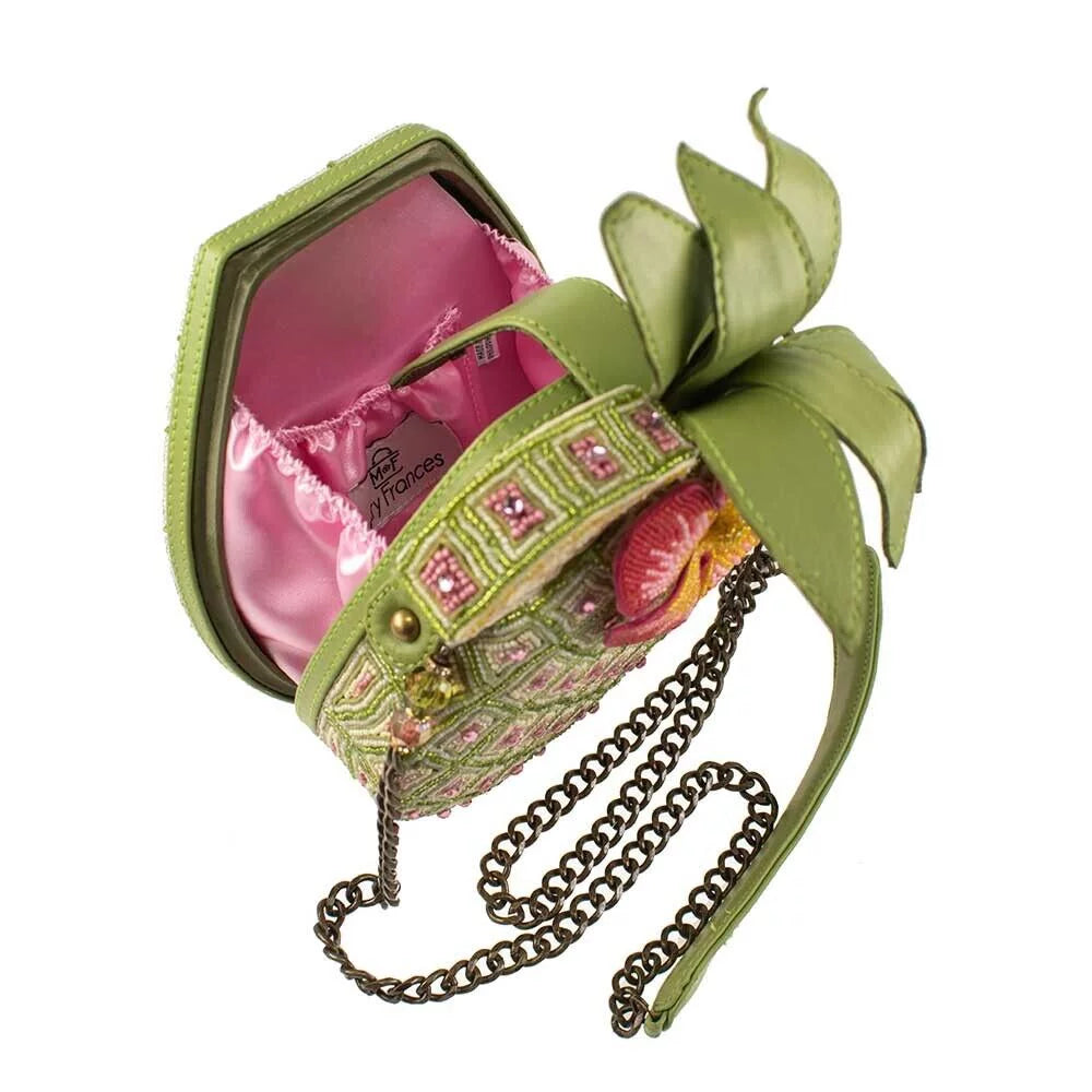 Multi Island Novelty Mary Frances Bag Pineapple Handbag Crossbody New Beaded