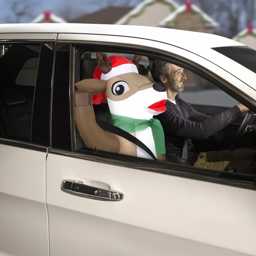 Airblown Car Buddy. Inflatables Reindeer