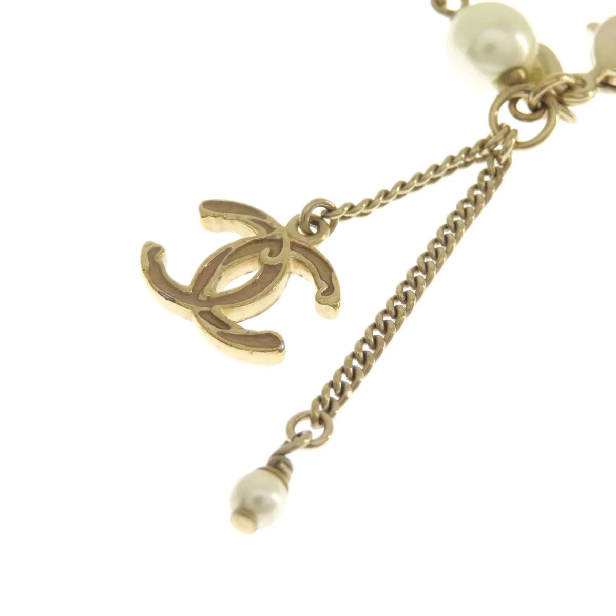 Mark Women Pearl CHANEL Pre-Owned Faux (Good) Bracelet Coco for
