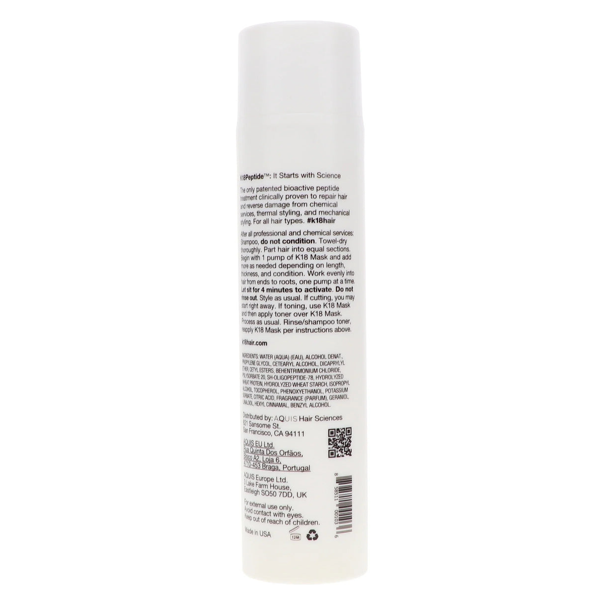 oz 5 Repair Pro Biomimetic Molecular Hair Mask Hairscience -