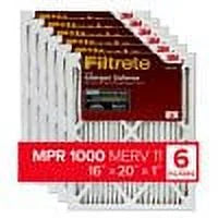 Air MPR (exact x Micro dimensions 15.69 0.81) Filtrete 16x20x1, Defense, 19.69 Allergen 1000, 6-Pack AC x Filter, Furnace