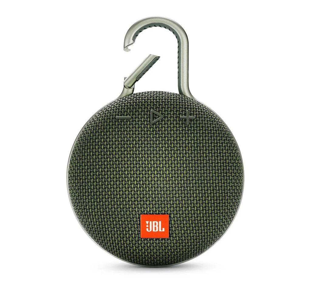JBL 3 Forest Clip Green Bluetooth Speaker Portable (Refurbished) Restored