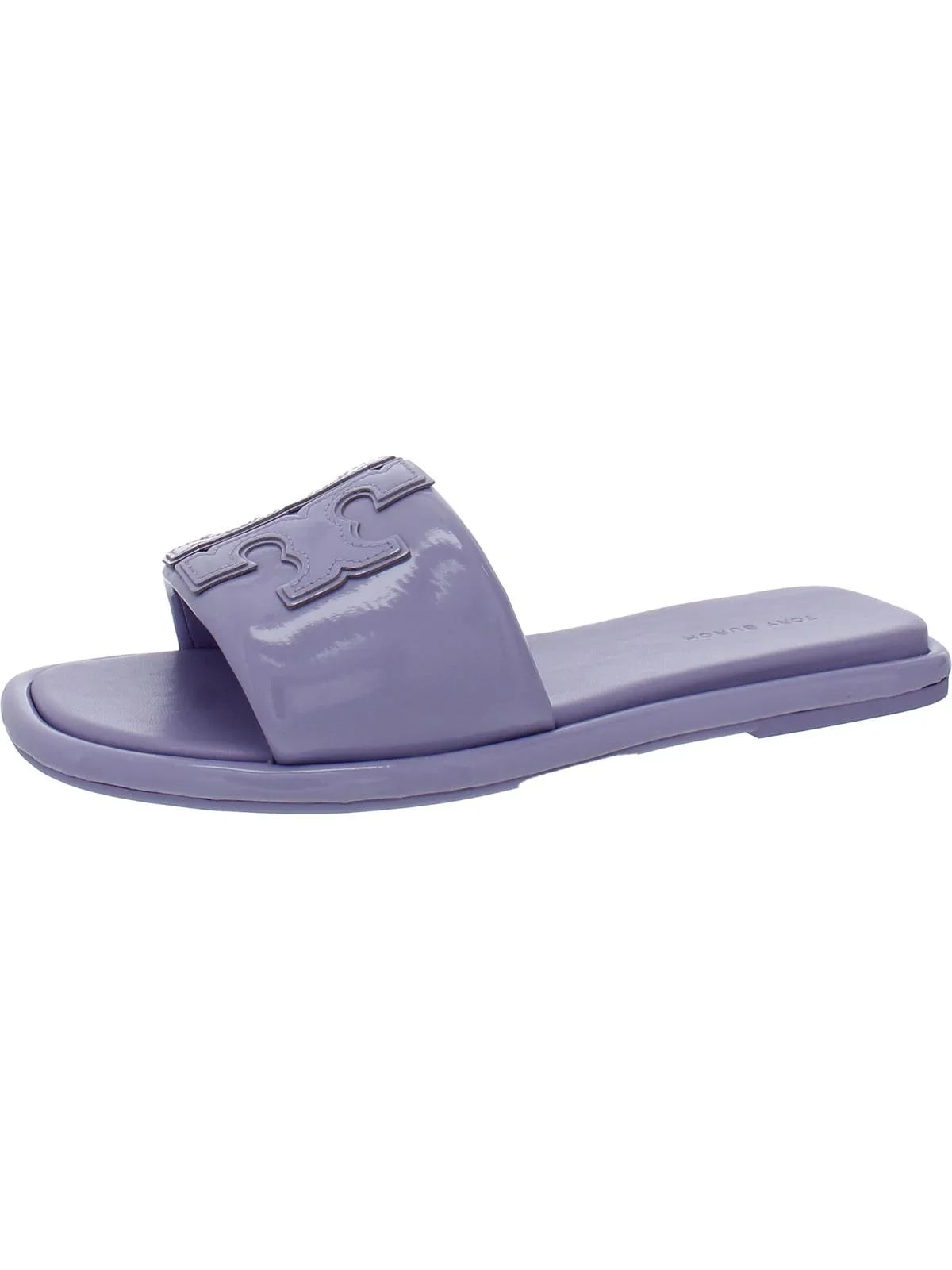 Tory Sport Flat Sandals Double Leather Slide Womens T Burch Slides