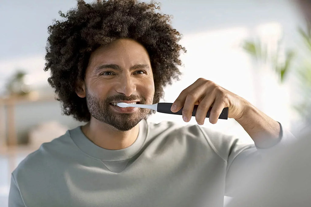 4100 Philips Sonicare Rechargeable Toothbrush, Toothbrush Black Sensor, Pressure Power with Electric