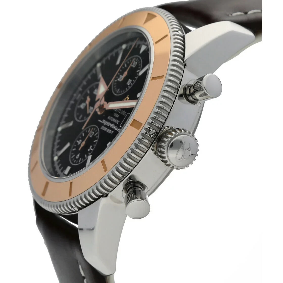 Edition Automatic Rose U13320 Heritage Stainless Breitling Limited Gold Steel Superocean &amp;