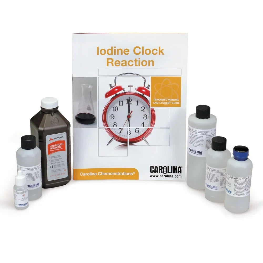And Affect Kit, 3-D Reaction Of For Solution Concentration Colors. Temperature, Instruction Effect Catalyst Clock Observing Iodine The