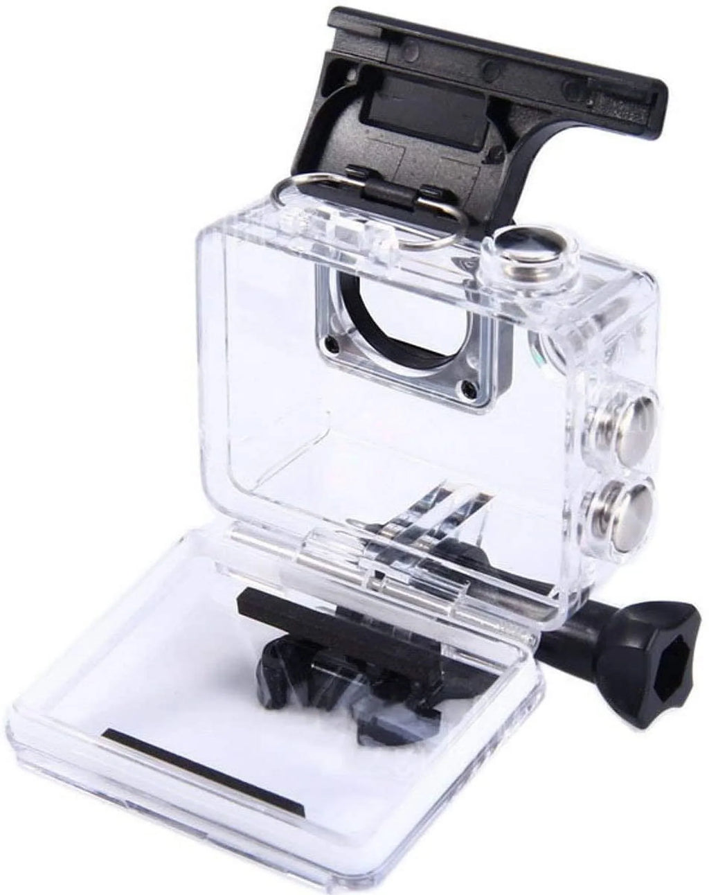 Cam Black Sports VEMONT Action Full Camera, Waterproof Wide-Angle HD surf Inch Mounting Accessories 1080P Kit Camera and 12MP Lens Camera 2.0 30m/98ft with Action Underwater Snorkel