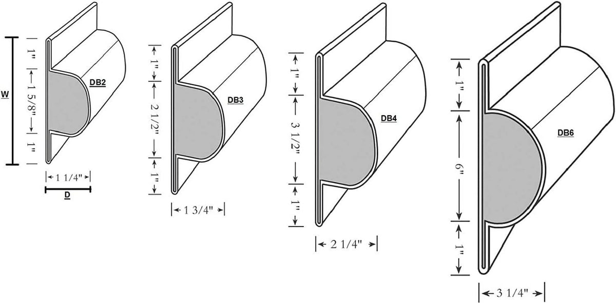 Bumper Extra 8" Post Taylor x 3-1/4" Single Large and Lock Perimeter