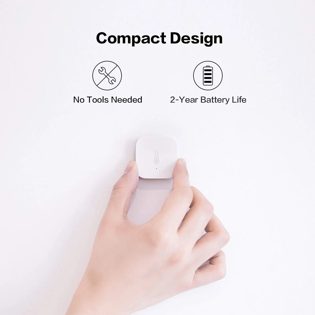 AQARA for Humidity Compatible Smart REQUIRES Temperature HUB Remote and Sensor Apple HomeKit Monitoring with Aqara Home Sensor Automation