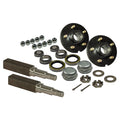 To Pair Inch 5-Bolt (2) 1-3/8 Spindles 5 Hub - &amp; Trailer Bearings Assemblies Square Tapered Includes Inch Stock on Inch 1-1/16 of