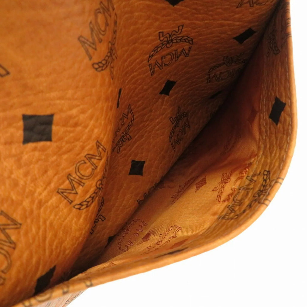 (Pre-Owned) Canvas Visetos Brown MCM Tote Bag