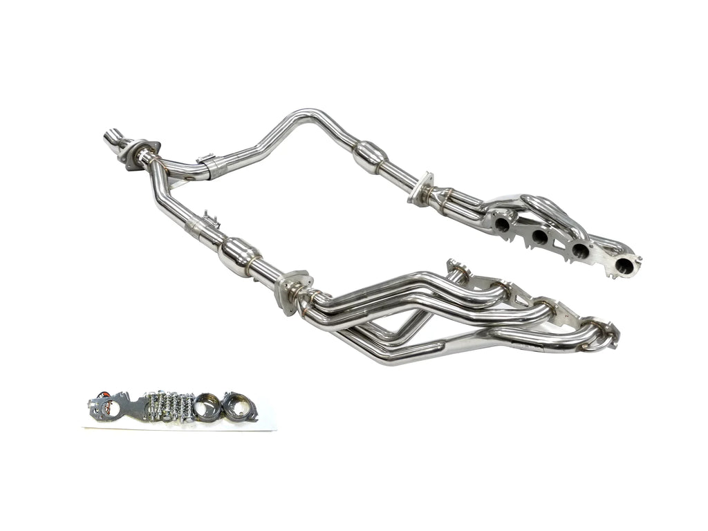 1500 Steel Ram 5.7L Header 4WD Dodge 03 thru By MHP Stainless Long For 04 HEMI Fitment Tube