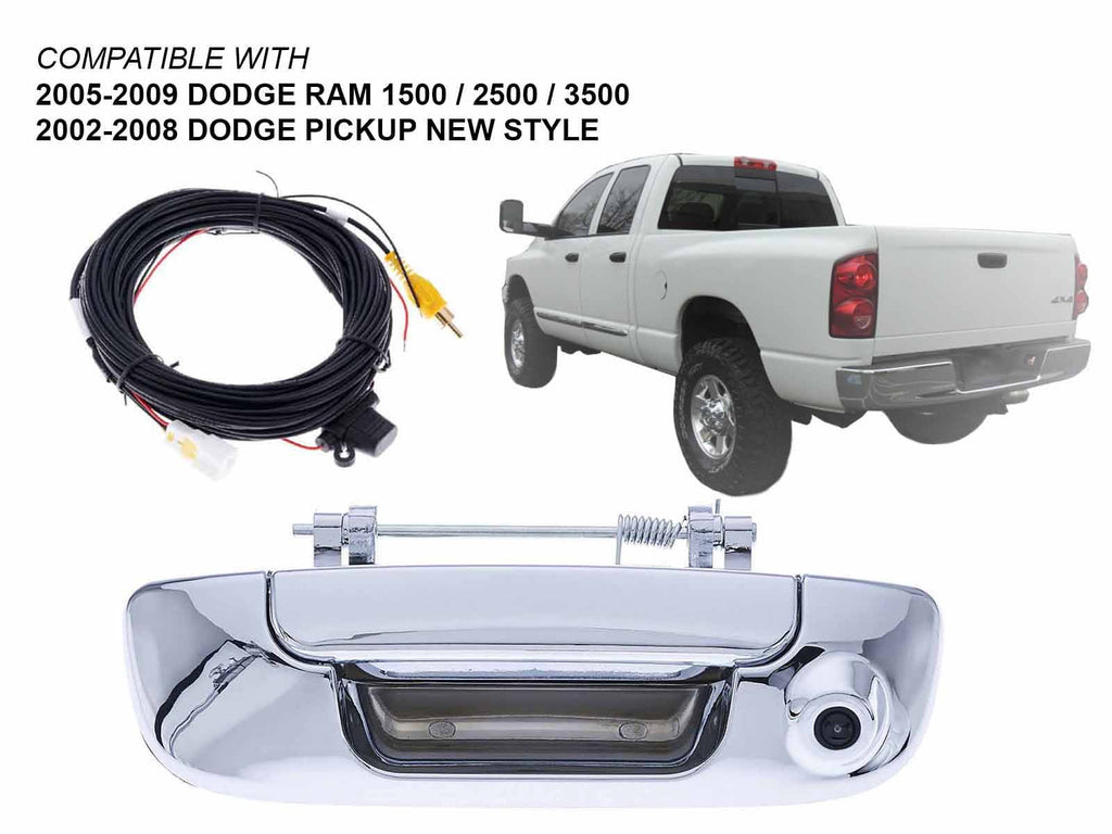 APA 2002 8M - Camera RAM Tailgate for Cable Handle R1500 with Back-Up R2500 R3500 2009 Chrome Replacement