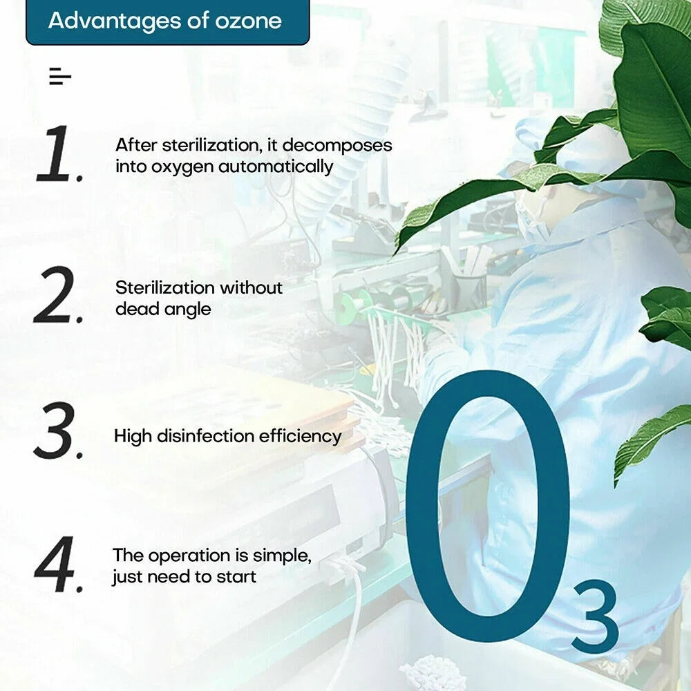 Glossy Steel Smoke, 41dB Kydely Powerful Ozone Room Ozone with Dust - Pollutants Finish & Eliminate Machine