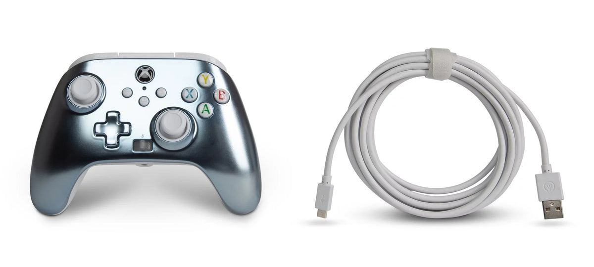 Series for PowerA Controller Metallic Xbox - X|S Wired Ice Enhanced