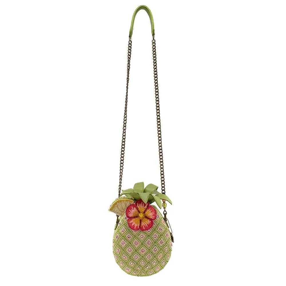 Multi Island Novelty Mary Frances Bag Pineapple Handbag Crossbody New Beaded