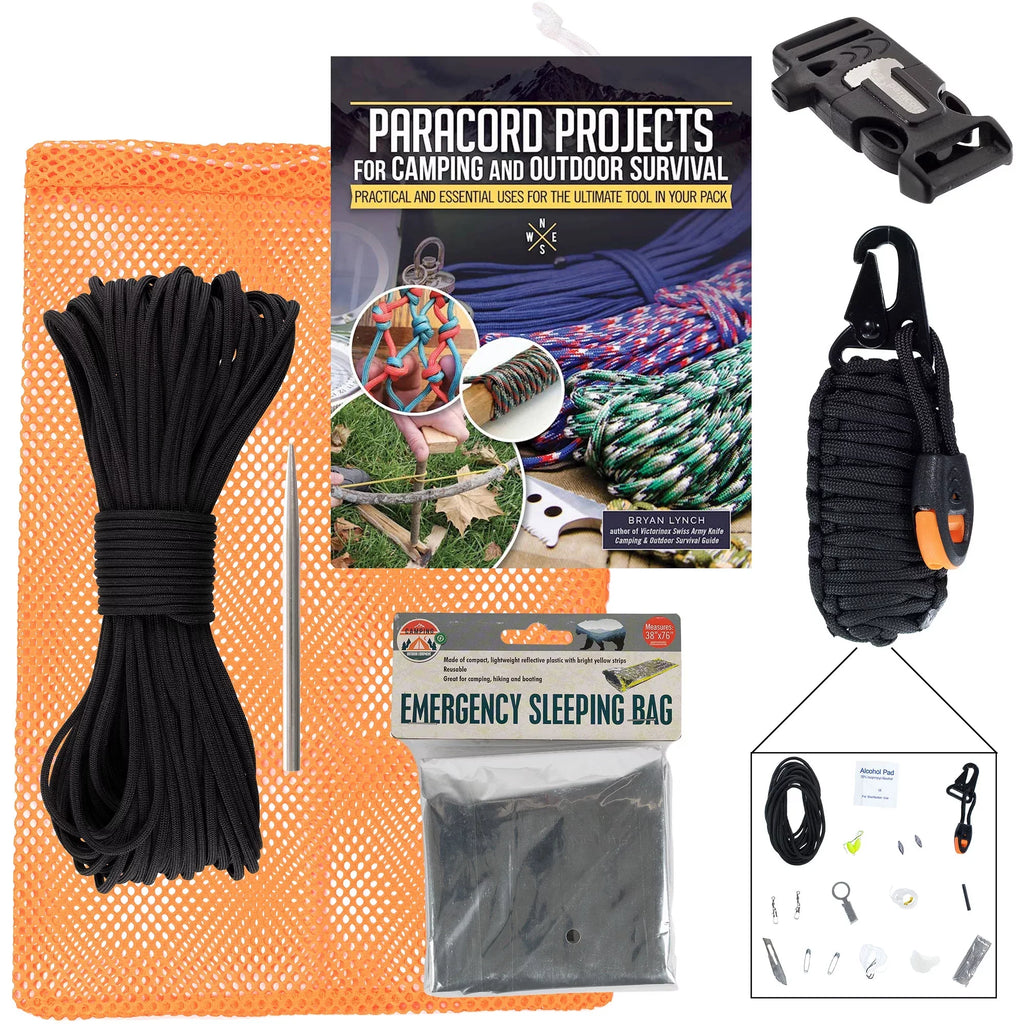 Survival Paracord Adventure Emergency Kit Safety Multi-Functional Planet