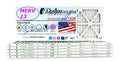 MERV - Air 13 29.5x7/8 -Qty:6 - Glasfloss - Size: (Actual Made Furnace 12x30x1 Filter USA inch) in x 11.5