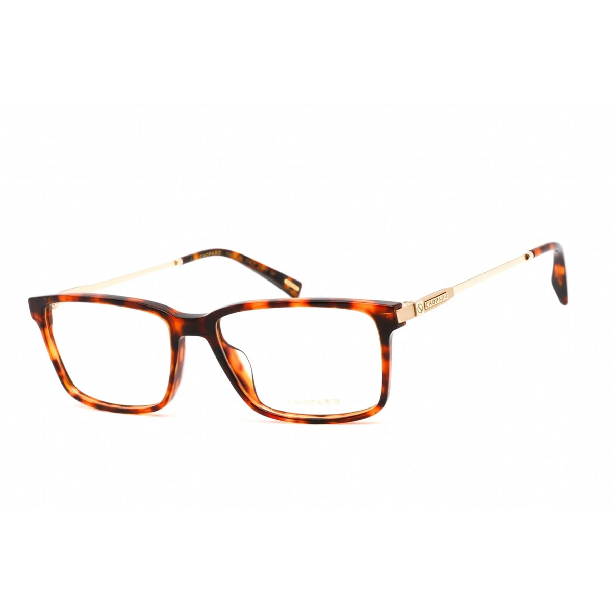 Chopard VCH308 Dark 0722 Plastic Havana Shiny Eyeglasses Men's