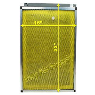 Filter Ranger Replacement 16x22 Pack) (3 RayAir Air Pads Air Cleaner Supply Refills 16x22