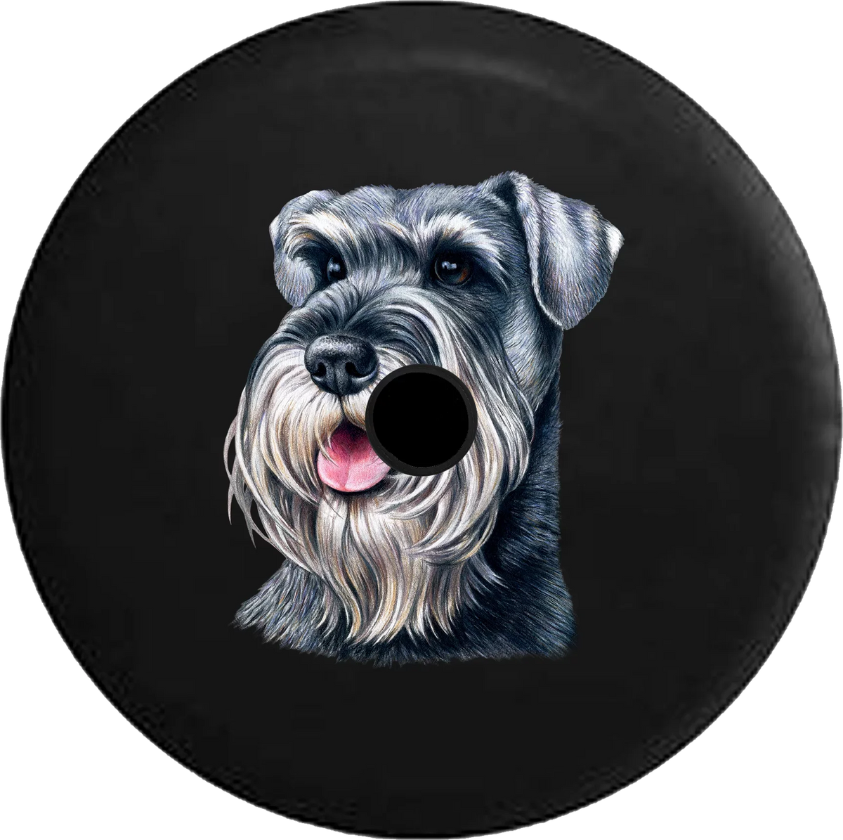 2019 2018 Inch Spare Tire Lover Backup Rescue Jeep Schnauzer RV Camera JL Adopt Dog 33 for Cover Wrangler