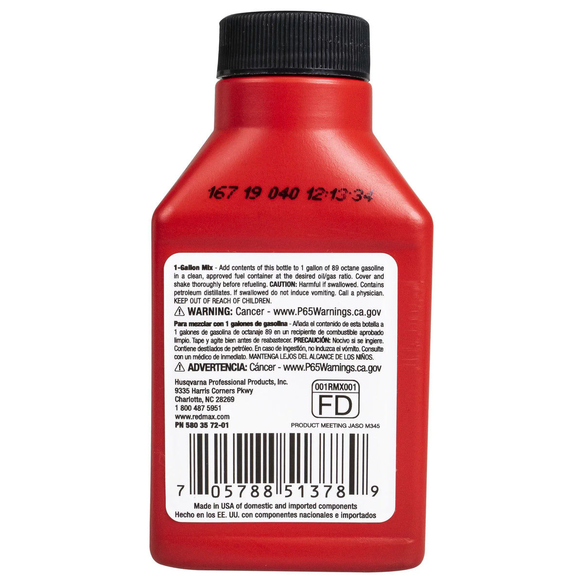 Bottles Oil RedMax 50:1 w/ 2 12pk Synthetic 2.6oz Stroke Fuel 1gal Cycle Stabilizer
